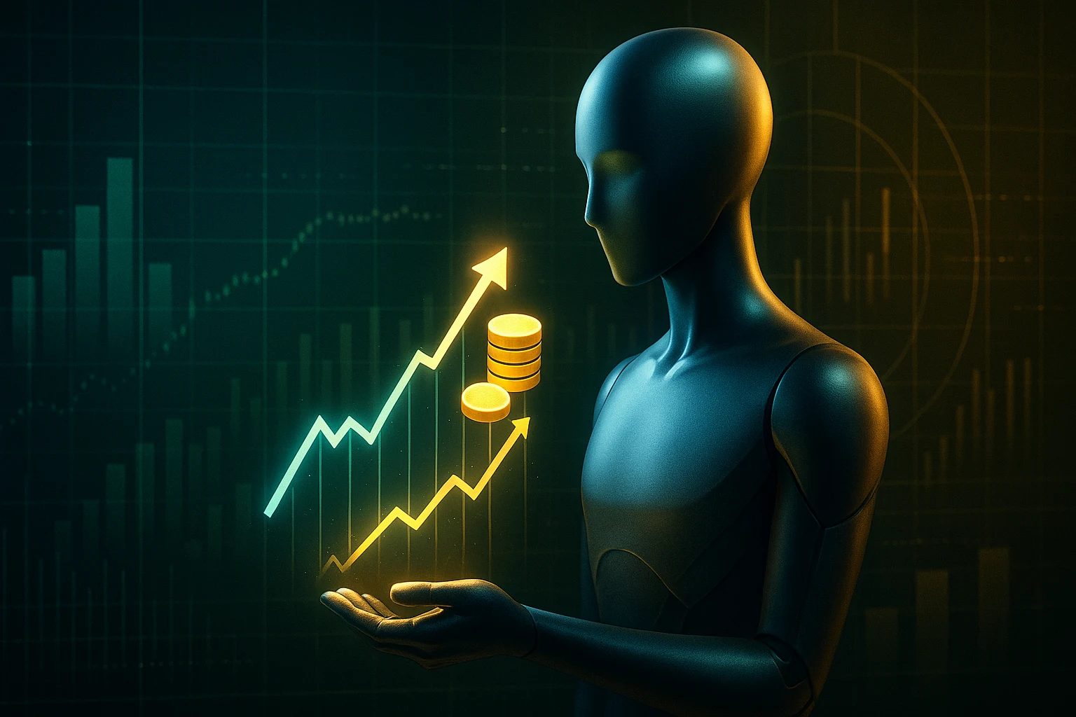Human advisor working alongside AI wealth management system